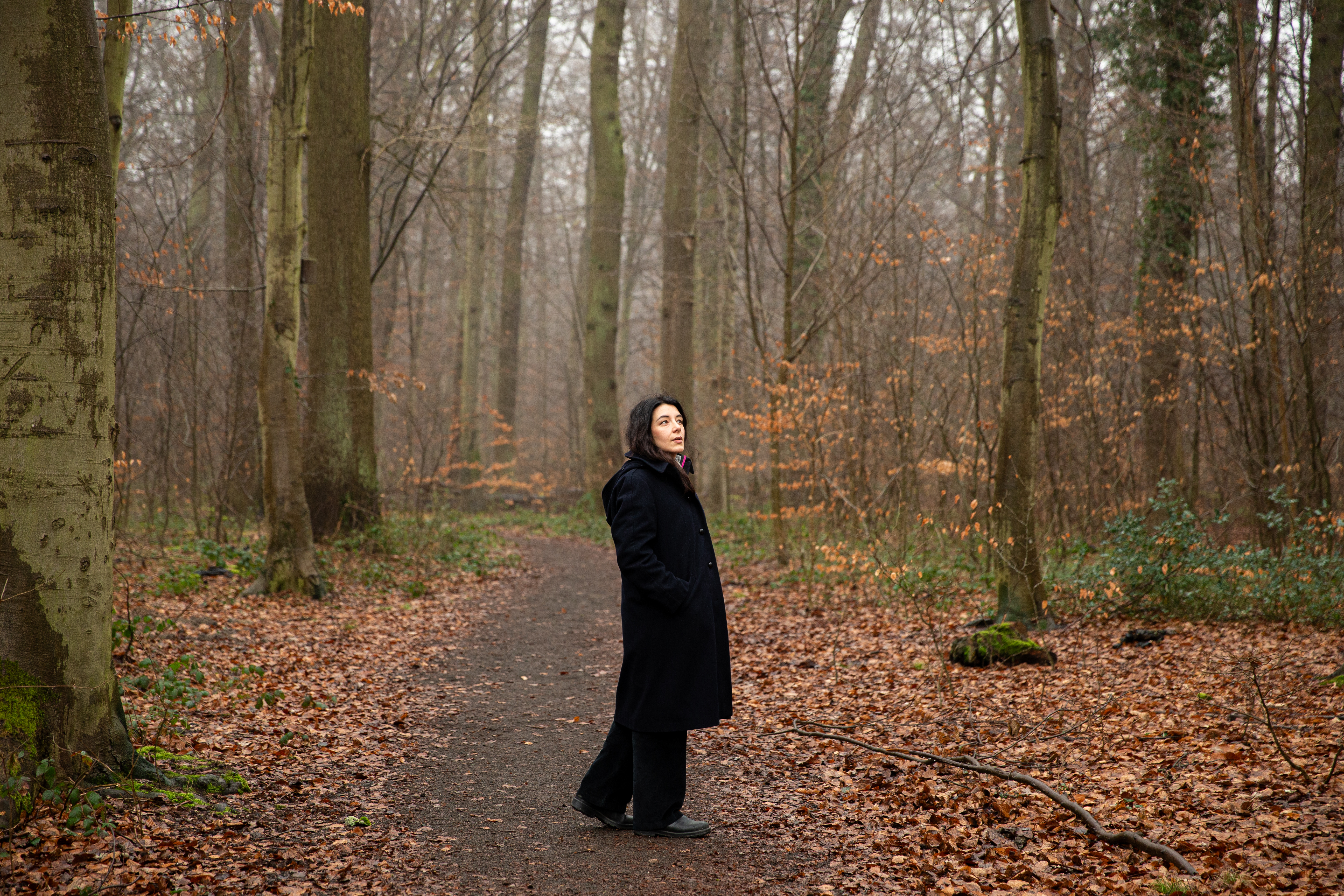 Silvia nella Kottenforst, foresta certificata FSC a sud di Bonn.