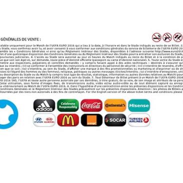 I biglietti di UEFA EURO 2016 in carta certificata FSC